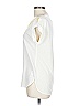 Lucy & Co White Short Sleeve Blouse Size L - photo 5