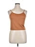 RACHEL Rachel Roy 100% Polyester Brown Tank Top Size XL - photo 1