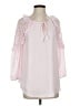 Kaari Blue 100% Polyester Pink 3/4 Sleeve Blouse Size S - photo 1