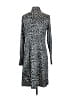 BCBGMAXAZRIA Animal Print Silver Casual Dress Size S - photo 2