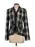 Carol Anderson by Invitation Plaid Ivory Black Blazer Size 2 - photo 1