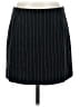 Madewell Stripes Black Wool Skirt Size 2 - photo 1