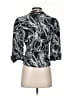 Per Se By Carlisle 100% Silk Black Silk Blazer Size 2 - photo 2