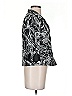 Per Se By Carlisle 100% Silk Black Silk Blazer Size 2 - photo 4