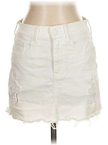 Express Denim Skirt (view 1)