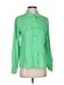 Billy T 100% Lyocell Green Long Sleeve Button-Down Shirt Size XS - photo 1