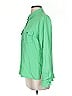 Billy T 100% Lyocell Green Long Sleeve Button-Down Shirt Size XS - photo 5