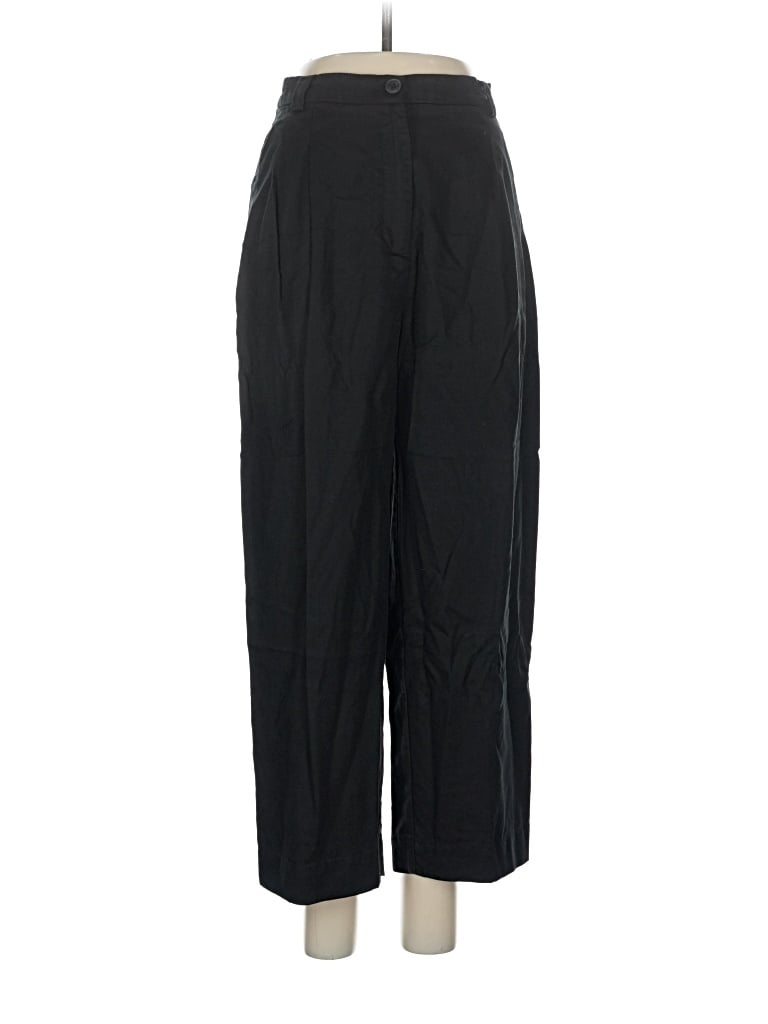 Weekday Casual Pants - High Rise: Black Bottoms - Size 36