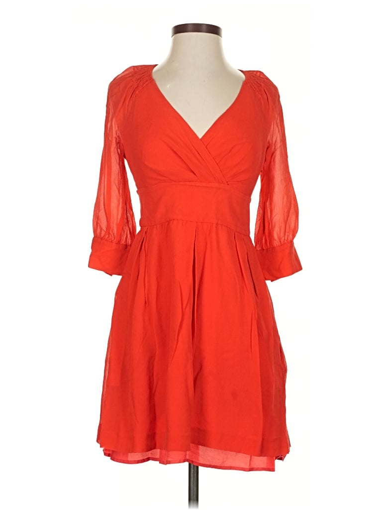 Pre-owned Armani Exchange Cocktail Dress In Orange
