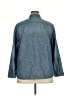 Chico's Blue Long Sleeve Button-Down Shirt Size XXL (4) - photo 2