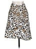 Babaton 100% Polyester Animal Print White Casual Skirt Size 2 - photo 2