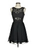 BCBGeneration Solid Black Cocktail Dress Size 2 - photo 1