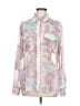 Ellen Tracy 100% Polyester Floral Pink Long Sleeve Blouse Size M - photo 1