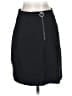 Lily Solid Black Casual Skirt Size XXS - photo 2