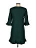 CeCe 100% Polyester Solid Green Casual Dress Size 0 - photo 2