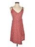 Dex 100% Rayon Hearts Red Casual Dress Size S - photo 1