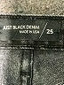 Just Black Black Jeans Size 25 waist - photo 6
