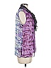 Quintessential 100% Polyester Purple Sleeveless Blouse Size M - photo 4