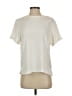 Open Edit 100% Polyester Ivory Short Sleeve T-Shirt Size XS - photo 1