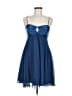 Betsy & Adam 100% Polyester Blue Cocktail Dress Size 8 (petite) - photo 1