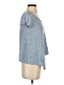 Blank NYC Blue Short Sleeve Top Size S - photo 4