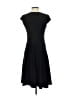 Anne Klein Solid Black Casual Dress Size 4 - photo 2