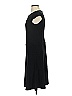 Anne Klein Solid Black Casual Dress Size 4 - photo 5