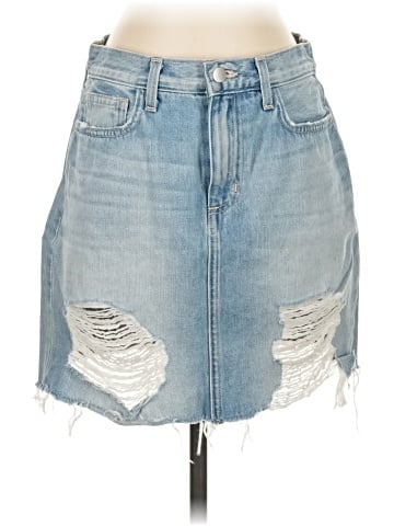 L'Agence Denim Skirt (view 1)