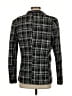 Aqua 100% Polyester Plaid Gray Blazer Size S - photo 2