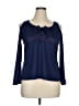 Unbranded Blue Long Sleeve Blouse Size XL - photo 1