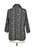 BLOOMCHIC 100% Polyester Animal Print Black 3/4 Sleeve Blouse Size 10 - photo 2