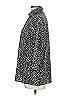 BLOOMCHIC 100% Polyester Animal Print Black 3/4 Sleeve Blouse Size 10 - photo 5