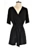 Express Outlet Solid Black Romper Size S - photo 1