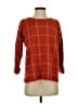 Tahari Plaid Orange Pullover Sweater Size S - photo 1