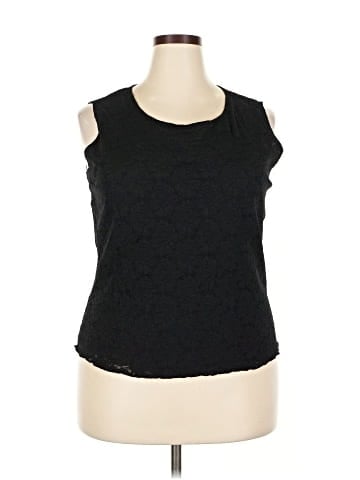 DressBarn Sleeveless T-Shirt (view 1)