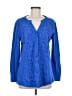 Unbranded Blue Long Sleeve Blouse Size M - photo 1