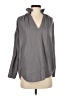 sHiRt Gray Long Sleeve Blouse Size S - photo 1