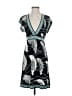 BCBGMAXAZRIA Graphic Teal Cocktail Dress Size XS - photo 1