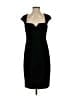 David Meister Solid Black Cocktail Dress Size 2 - photo 1