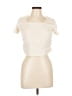 Assorted Brands Ivory Short Sleeve Turtleneck Size L - photo 1