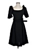 Kaos Solid Black Casual Dress Size EU (IT) 40 / US 4 - photo 1