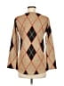 David Cline Argyle Tan Pullover Sweater Size M - photo 2