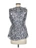 Kobi Halperin Gray Sleeveless Silk Top Size M - photo 2