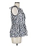 Kobi Halperin Gray Sleeveless Silk Top Size M - photo 4