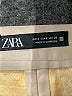 Zara Solid Tan Faux Leather Pants Size S - photo 4