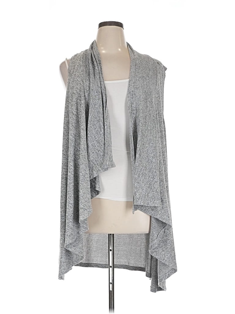 Pre-owned Olivia Sky Kimono In Gray