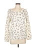 Elle Animal Print Ivory Pullover Sweater Size L - photo 1