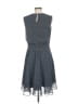 Derek Lam Collective 100% Polyester Chevron-herringbone Gray Casual Dress Size EU (IT) 44 / US 8 - photo 2