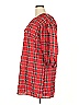 J.Crew 100% Polyester Plaid Red Casual Dress Size 2X - photo 5