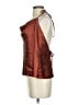 TJD Orange Burgundy Sleeveless Blouse Size XS - photo 5